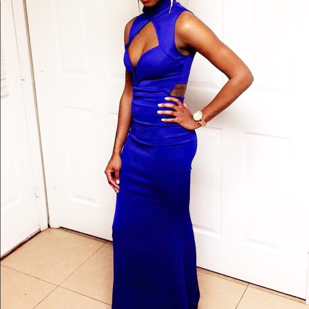Elegant Royal Blue Formal dress